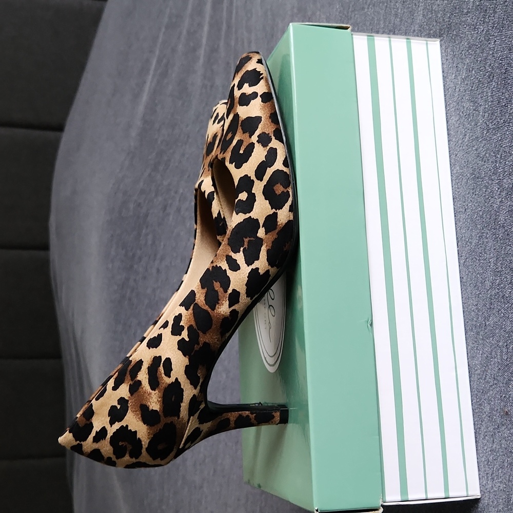 Abella Leopard-Print Heels - Size 7 1/2